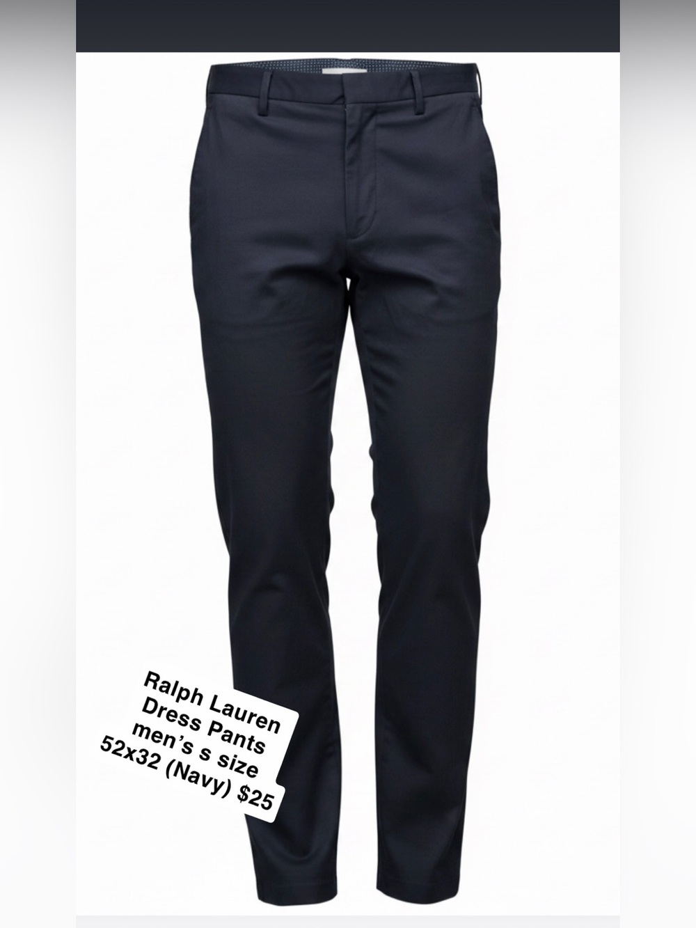 Ralph Lauren Men's Dress Pants - Navy Blue